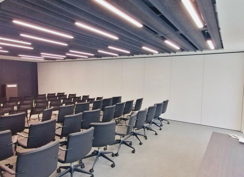 office sliding partition