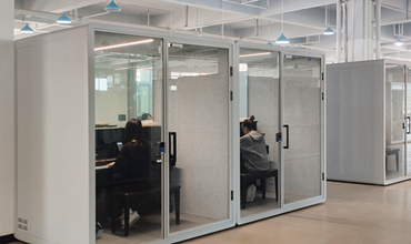 Piano training school removable slience booth project successfully completed